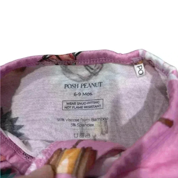 Posh Peanut Ruth Bader Ginsburg RBG Pajama Sleeper Bamboo Pajamas 6-9 months - Picture 4 of 6